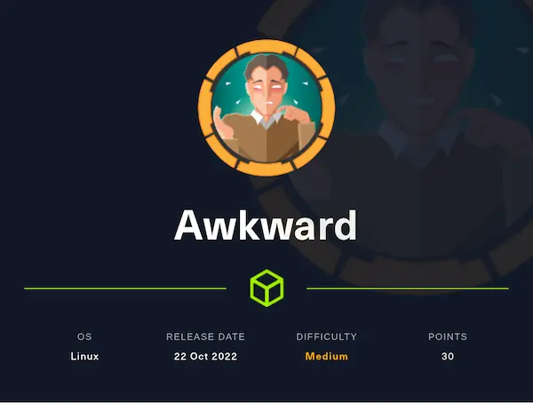 Informacion de la maquina Awkward