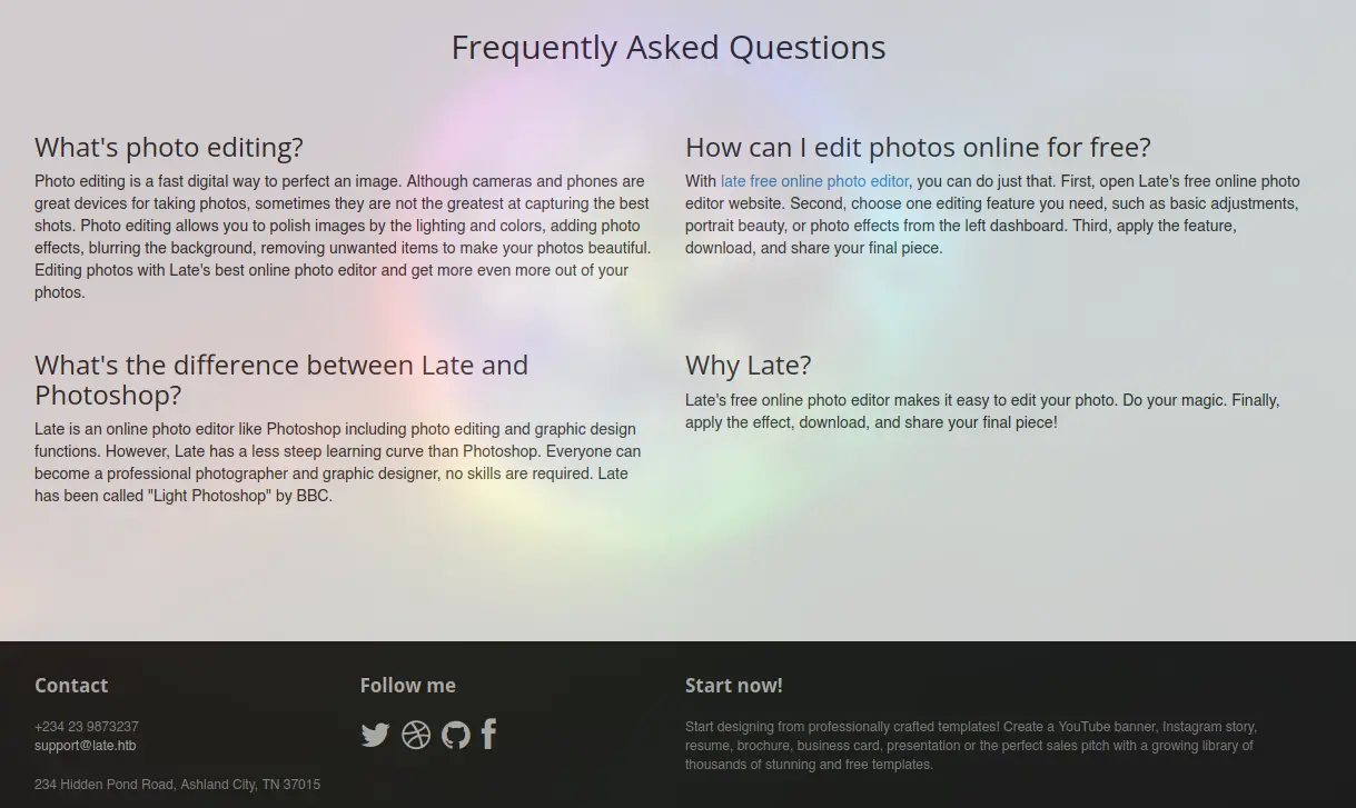 Vista images.late.htb de la maquina Late en hack the box